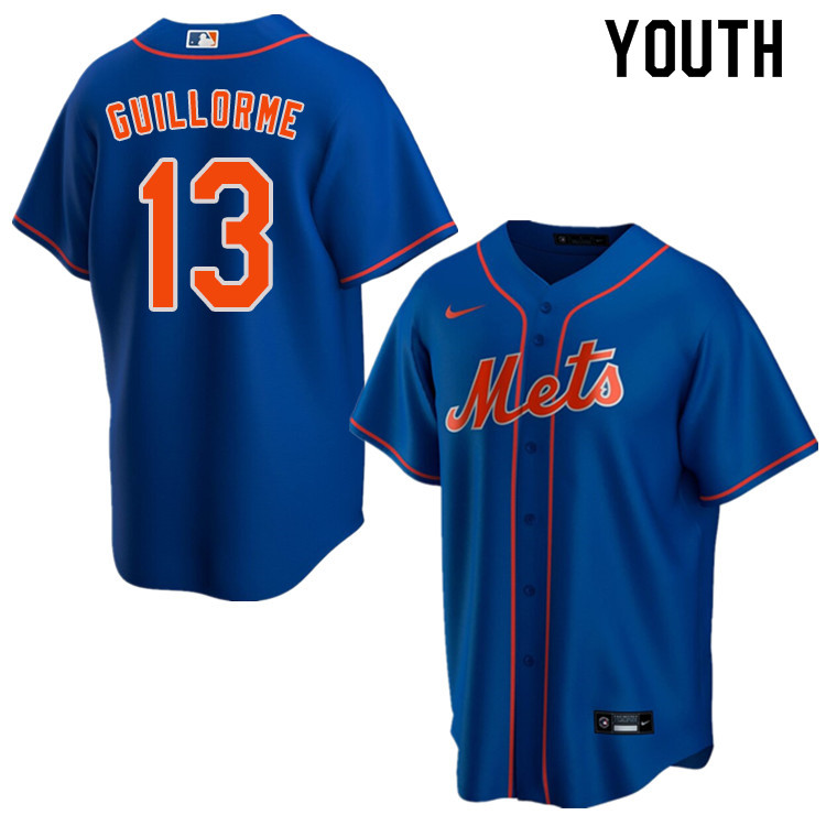 Nike Youth #13 Luis Guillorme New York Mets Baseball Jerseys Sale-Blue